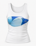 blue dior tank top girl